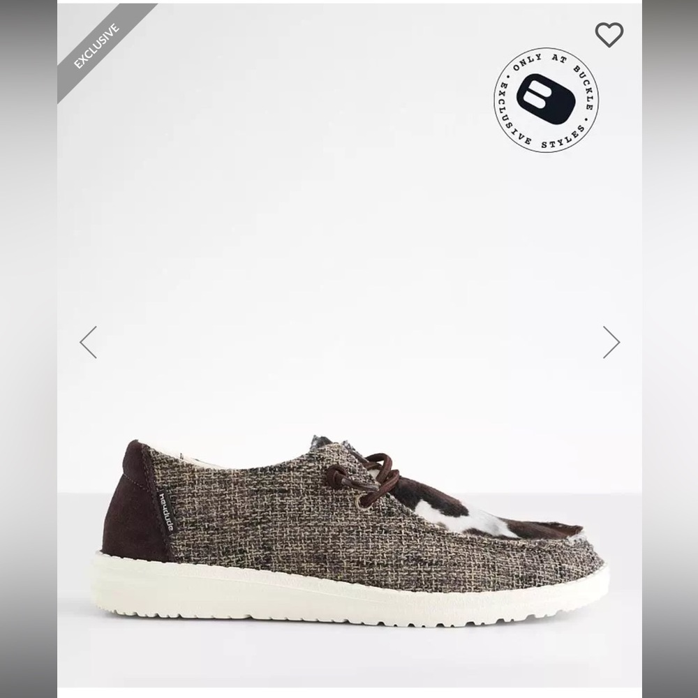 Hey Dude Wendy Cow Print Shoe Exclusive